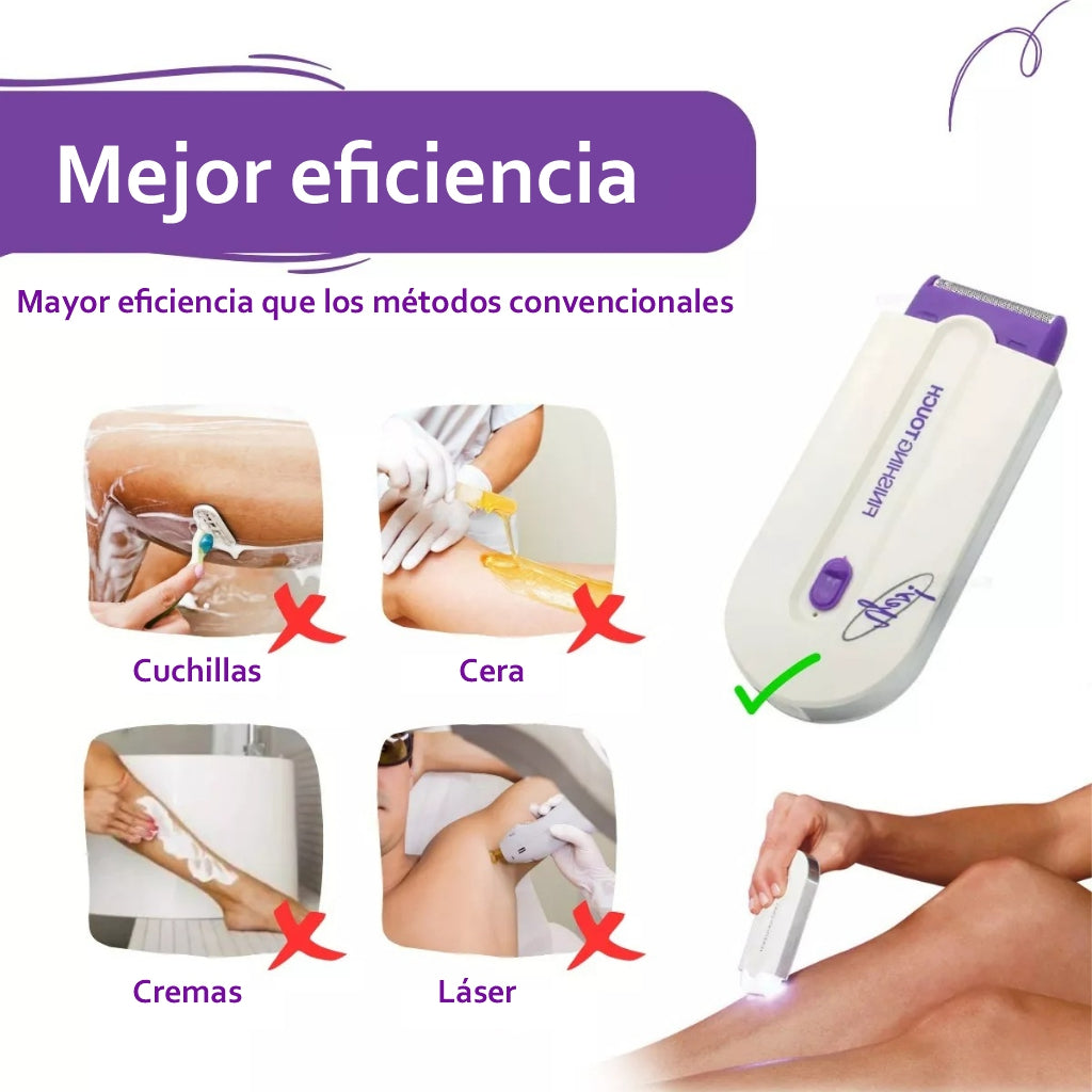 Depiladora indolora 2 en 1